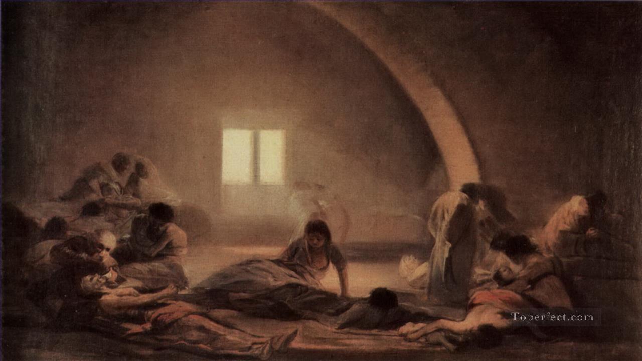 Hospital de la Peste Francisco de Goya Pintura al óleo